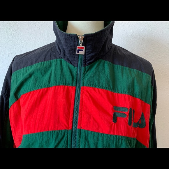Vintage FILA windbreaker oversize S - Picture 2 of 6